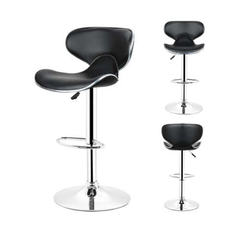 Adjusted Rotatable Kitchen Bar Stool Butterfly Backrest Bar Chair Bar Stools Modern Bar Chairs