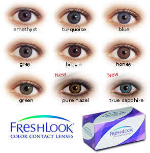 FRESHLOOK COLOURBLENDS NON PRESCRIPTION CONTACT LENSES