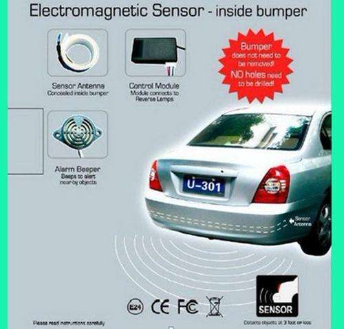 Electromagnetic parking sensor Car Reverse Guard parking sensor with buzzer no holes need