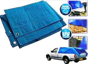 All Purpose Tarp Cover. 3 x 4 m size. Cover your car, goods or create an easy shelter.