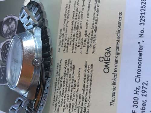 Vintage Omega Seamaster Electronic f300 Hz