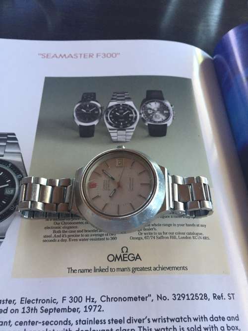Vintage Omega Seamaster Electronic f300 Hz