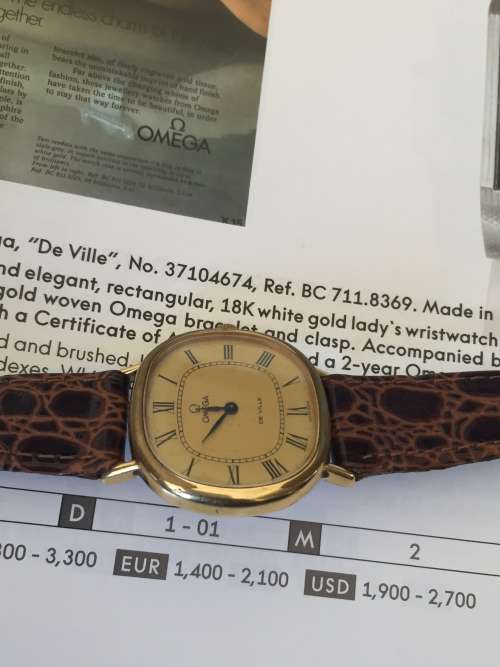 Omega DeVille Ladies Wa