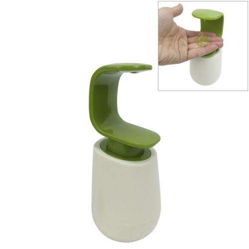 C-Shaped Liquid Single-Handed Soap Dispenser Wash Bottle Shampoo Container