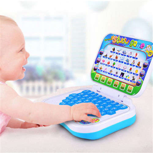 Foldable Baby Kid Toddler Educational Study Game Computer Toy Learning Machine