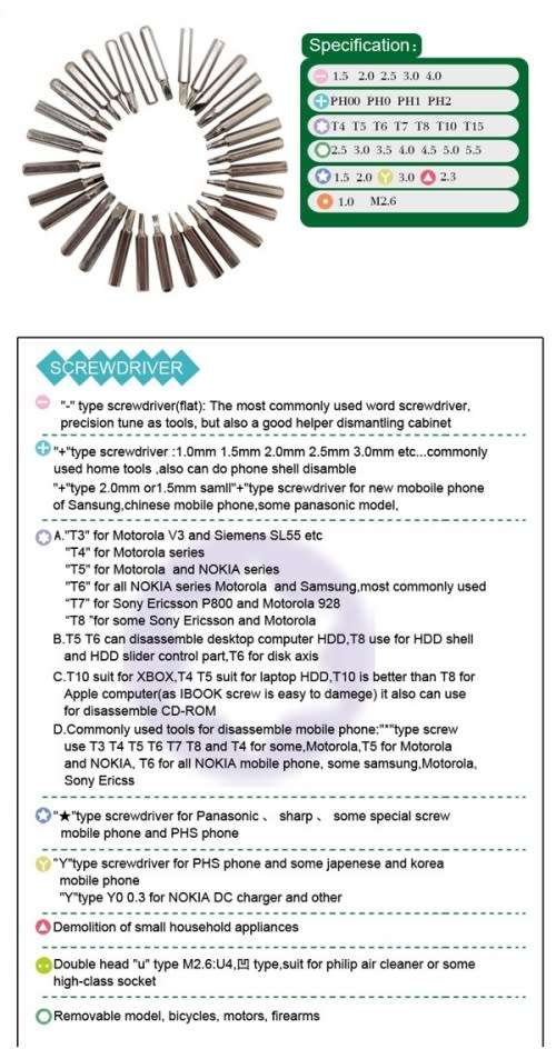 32-in-1 Screwdriver Set