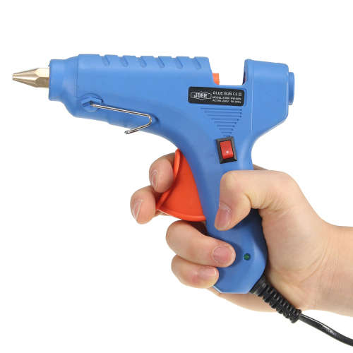 Raitool 100V-240V 60W Hot Melt Glue Gun Blue Electric Heating Hot Melt Glue