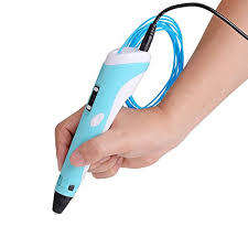 3D Printing Drawing Pen + 3x ABS Filament + Plug Power Adapter Kit