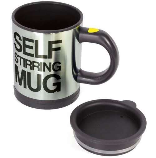 Automatic Stainless Steel Self Stirring Mug