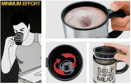 Automatic Stainless Steel Self Stirring Mug