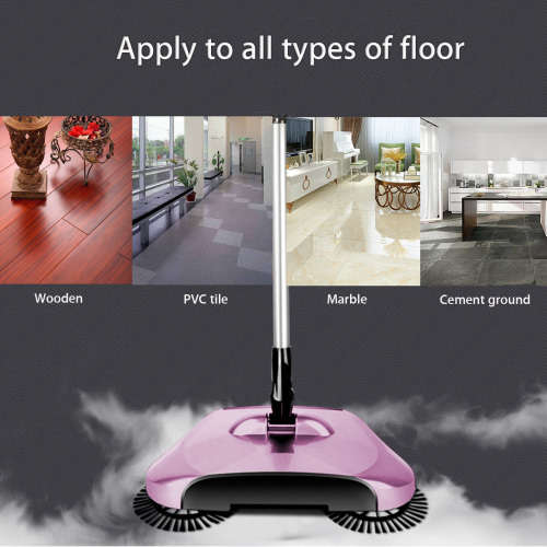 Magic Automatic Hand Push Sweeper Household Broom Cleaning Without Electricity