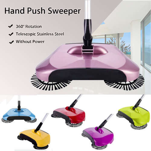 Magic Automatic Hand Push Sweeper Household Broom Cleaning Without Electricity
