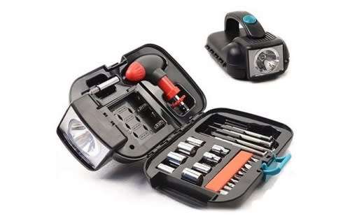 FLASH LIGHT WITH TOOL BOX
