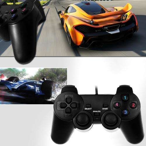 PC Wired USB 2.0 Gamepad Game Controller Joypad Joystick for Computer Laptop New