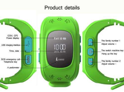Smart Children Kid Safe GPS Tracker Watch Wrist watch SOS Anti-Lost for Children