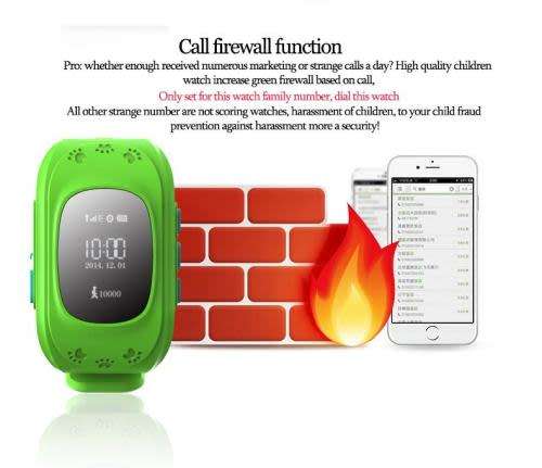 Smart Children Kid Safe GPS Tracker Watch Wrist watch SOS Anti-Lost for Children