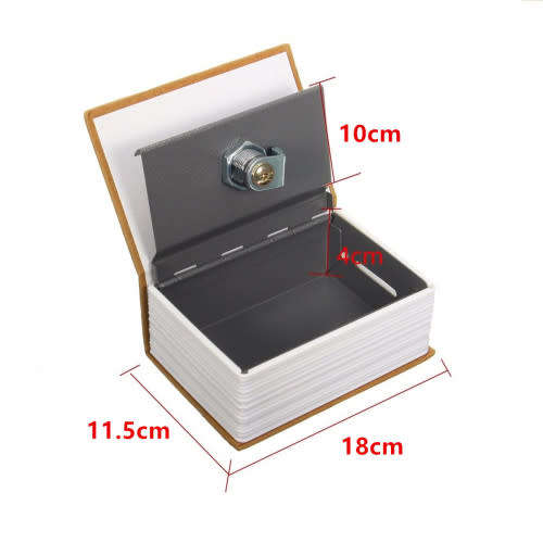 Secret Safe Box / Locker / Secured Storage Book Appearance for Money & Jewelry