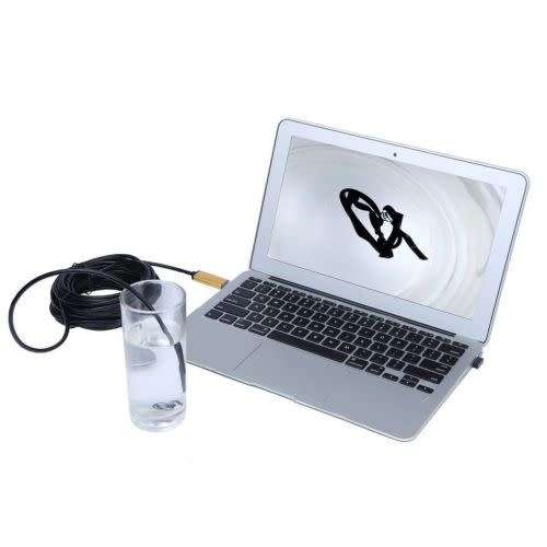 2in1 7mm 5M 6LED Endoscope USB Waterproof Borescope Inspection Camera For PC&Android Phone (10M)