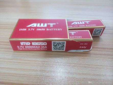 VAPE RECHARGEABLE 18650 BATTERIES. Brand New.