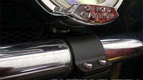 2 x 76-81mm 3" Bull Bar/Roof Rack Mounting Bracket Clamps for Off Road Light Bar