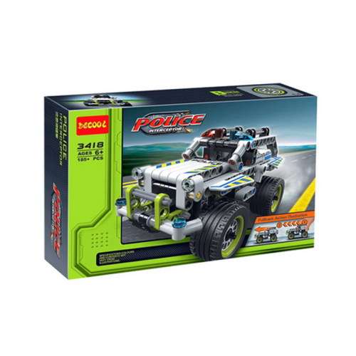 POLICE INTERCEPTOR 3418 (185 PCS TOY)