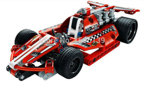 DAZZLING RED RACING CAR 3412 (158 PCS TOY)