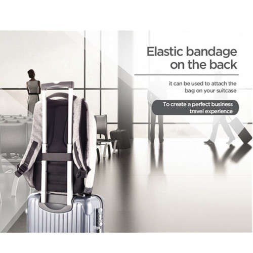 Anti Theft Laptop Notebook Backpack Bag Travel Bag With External USB Charging Port