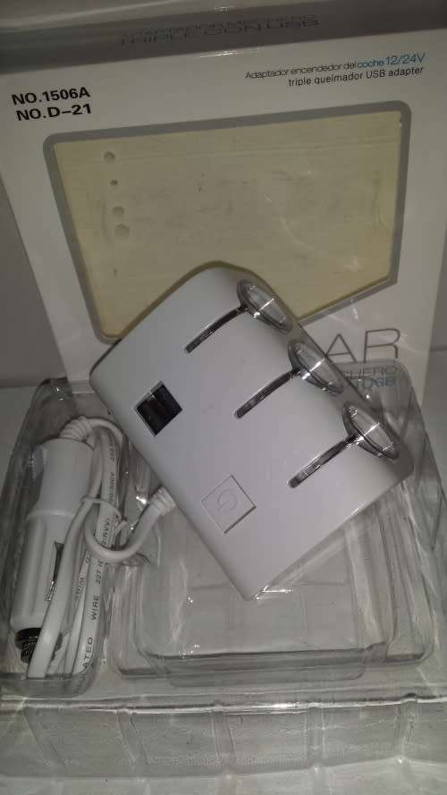 5-In-1 Car Charger - Car Adaptador