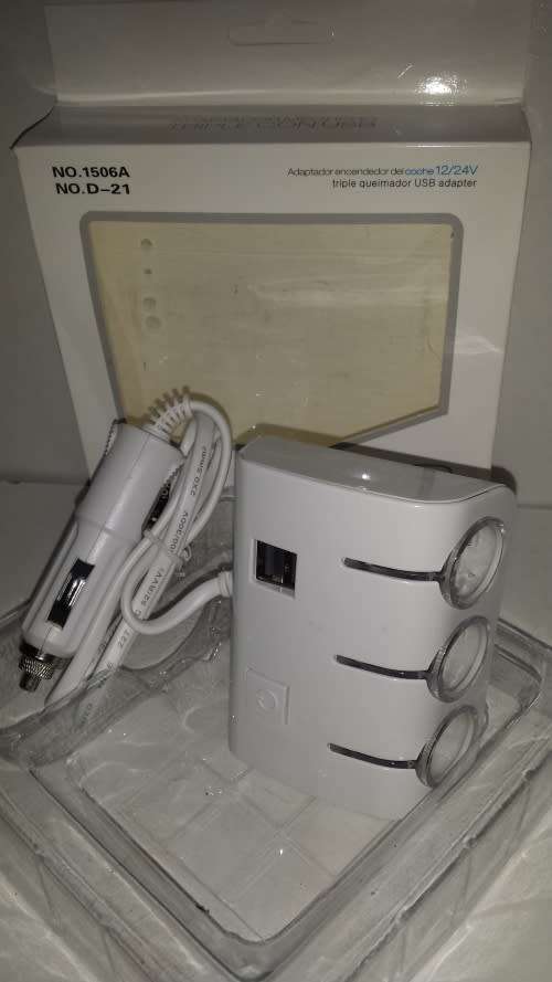 5-In-1 Car Charger - Car Adaptador