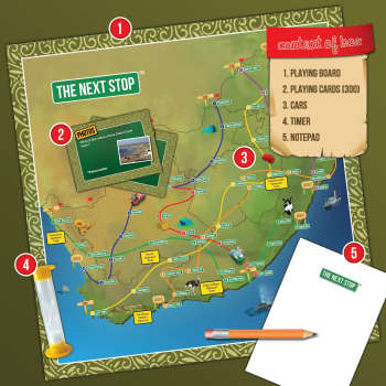 The Next Stop South African Educational Board Game