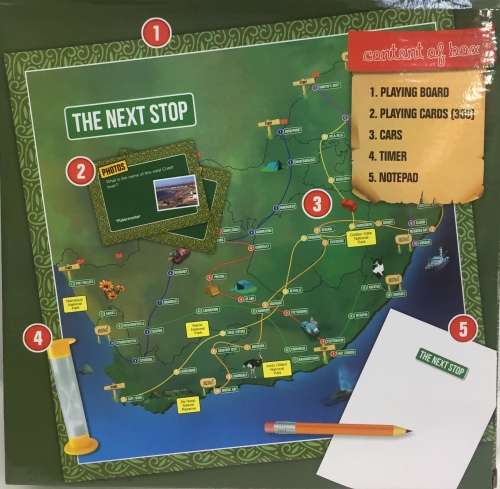 The Next Stop South African Educational Board Game