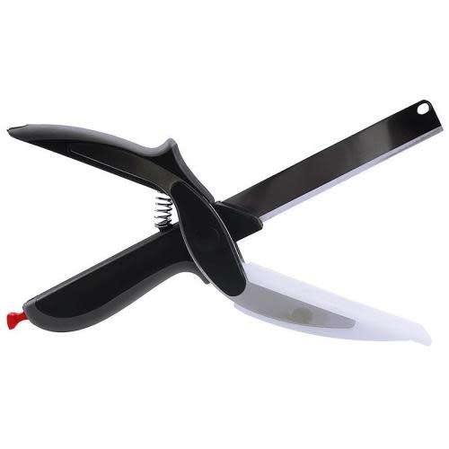Hot Pro Trendy Clever Cutter 2-in-1 Knife & Cutting Board Scissors
