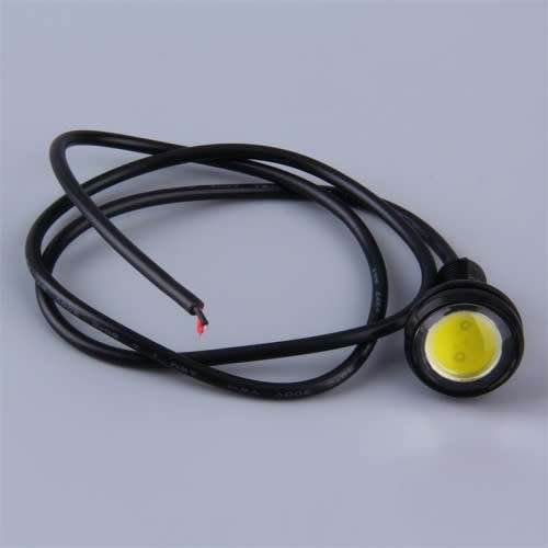 2× 23MM 9W 12v LED car fog white reversing lights Hawkeye daytime running lights