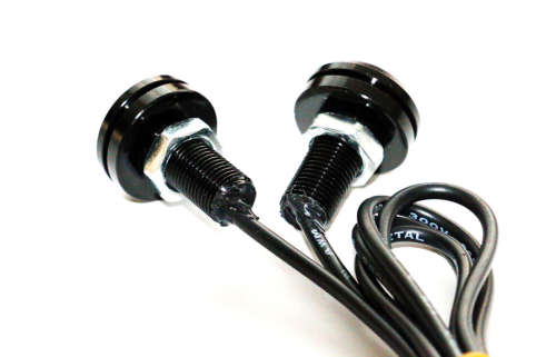 2× 23MM 9W 12v LED car fog white reversing lights Hawkeye daytime running lights