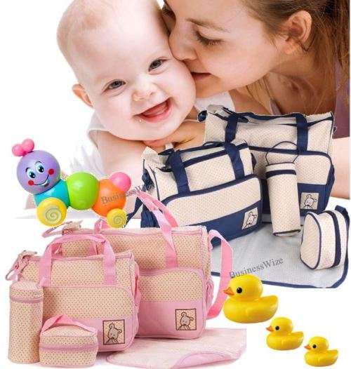 5 in 1 BABY DIAPER BAG