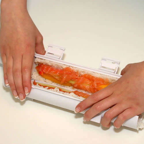 Perfect Sushi Roll Maker Kit Sushezi Rice Roller Mold Mould Chef Kitchen DIY Set