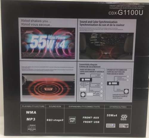 DVD/VCD/CD/MP4/MP3 PLAYER (CDX-G1100U)