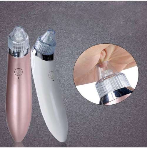 Blackhead Vacuum Acne Cleaner Pore Remover Electric Skin Facial Cleanser Care - White