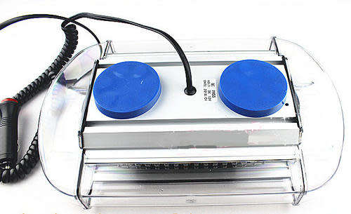 240LED 12V Car Roof Bar Emergency Strobe Light Warning Beacon Lamp Magnetic Base