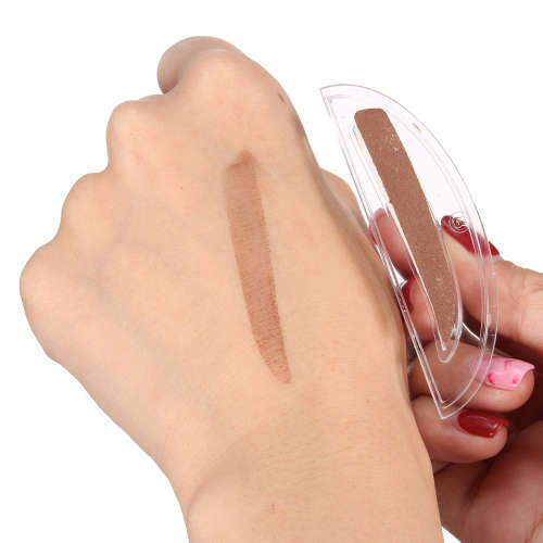 Natural Long-Lasting Waterproof Eyebrow Stamp Brwon Grey Eyes Makeup Powder Palette Tool