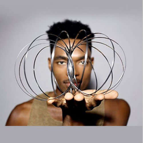 Stainless Steel Flow Hand Ring Toy Fantastic Magic Spring Funny Relax Fidget Toy