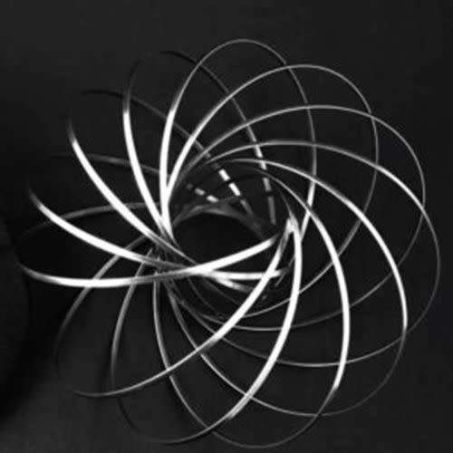 Stainless Steel Flow Hand Ring Toy Fantastic Magic Spring Funny Relax Fidget Toy