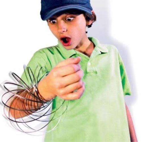 Stainless Steel Flow Hand Ring Toy Fantastic Magic Spring Funny Relax Fidget Toy