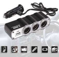 IN-CAR USB & TRIPPLE SOCKET