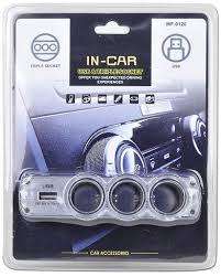 IN-CAR USB & TRIPPLE SOCKET