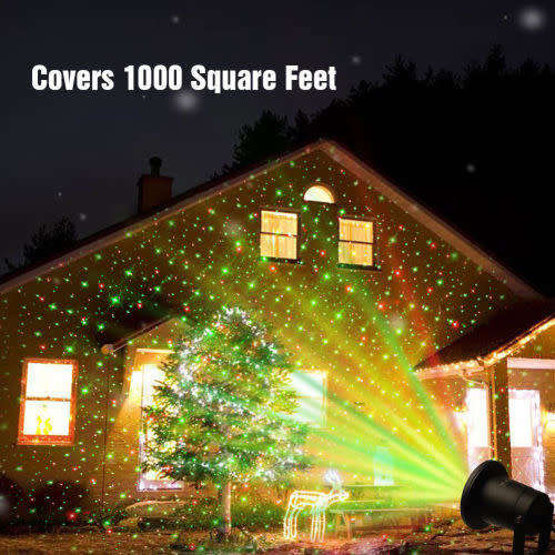 Waterproof Outdoor Landscape Garden Projector Moving Laser Xmas Stage Light