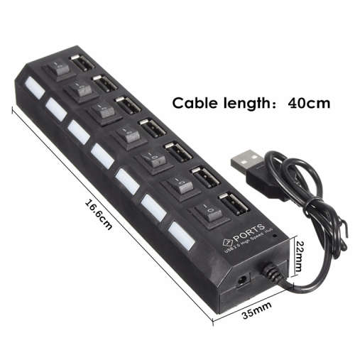 7 Port High Speed USB 2.0 Hub
