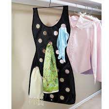LITTLE BLACK DRESS HANGING SCARF ORGANIZER