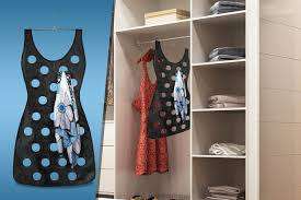 LITTLE BLACK DRESS HANGING SCARF ORGANIZER