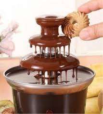 3 Layers Mini Chocolate Fountains Fondue Waterfall Maker